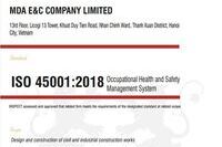 ISO 45001 (Occupational Health and Safety Management System)